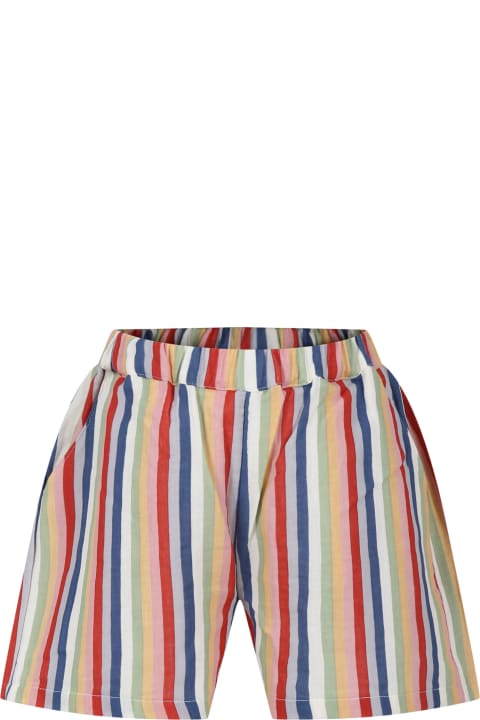Coco Au Lait Bottoms for Boys Coco Au Lait Multicolor Shorts For Kidswith Stripes Pattern