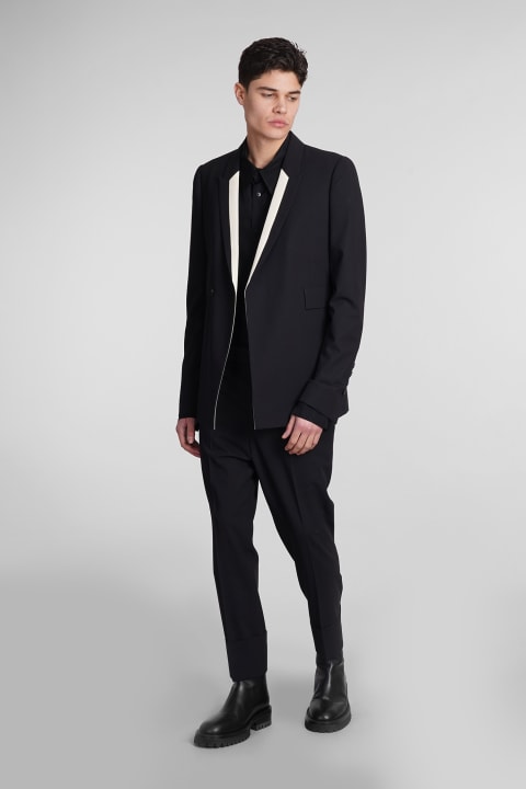 メンズ Sapioのコート＆ジャケット Sapio N4 Blazer In Black Wool