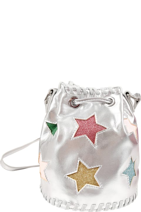Stella McCartney Kids Accessories & Gifts for Girls Stella McCartney Kids Borsa Argento Per Bambina Con Stelle