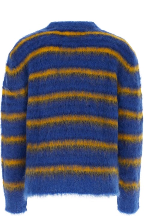 Marni for Men Marni Embroidered Mohair Blend Sweater