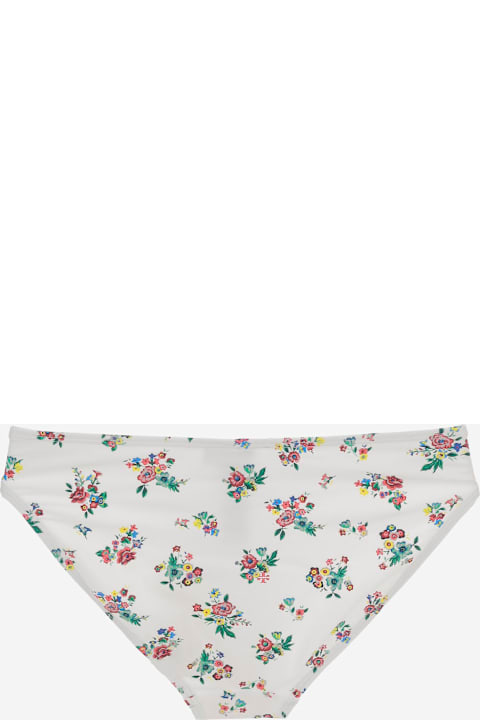 Homeware Tory Burch Printed Stretch Nylon Bikini Bottom