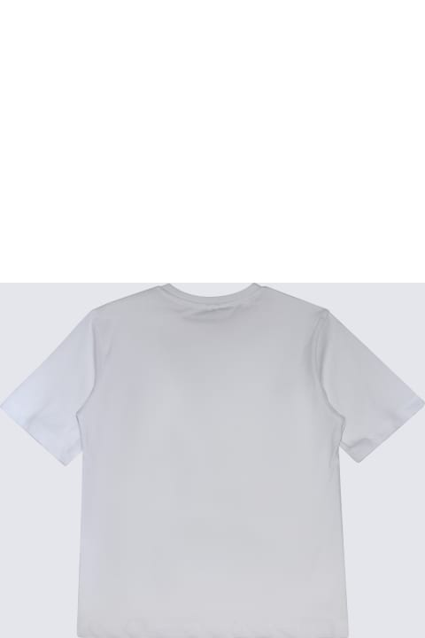Topwear for Girls Stella McCartney Kids White Multicolour Cotton T-shirt