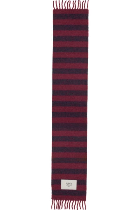 Scarves for Men Maison Kitsuné Scarf With Logo