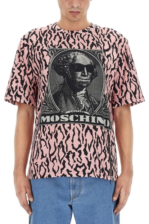 Moschino for Men Moschino T-shirt With Logo Embroidery