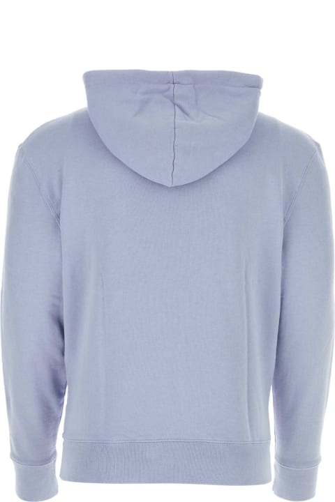 Fleeces & Tracksuits for Men Maison Kitsuné Powder Blue Cotton Sweatshirt