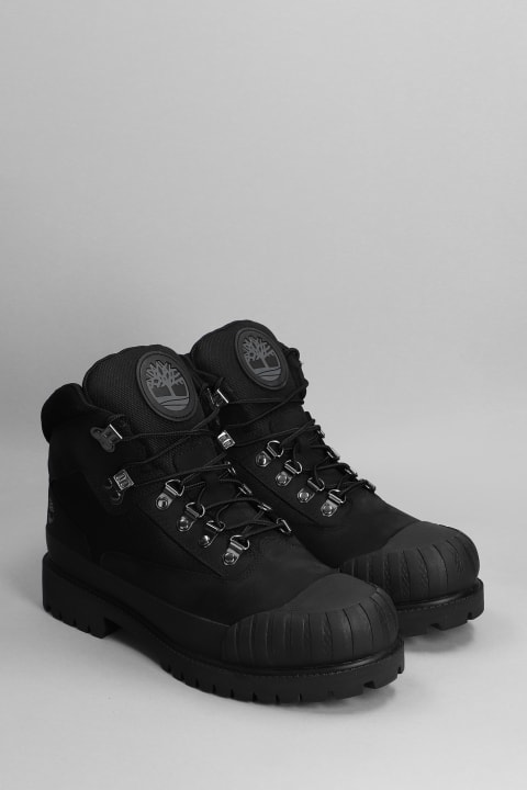Heritage Boot Combat Boots In Black Synthetic Fibers