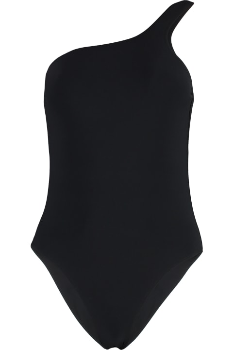 Summer Dress Code for Women Isabel Marant Sage One-shoulder Swimsuit