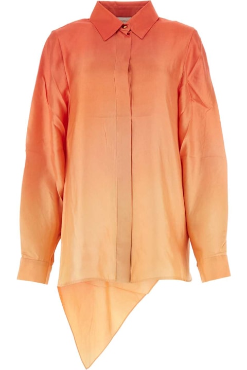 أدوات منزلية Zimmermann Two-tone Silk Tranquillity Shirt