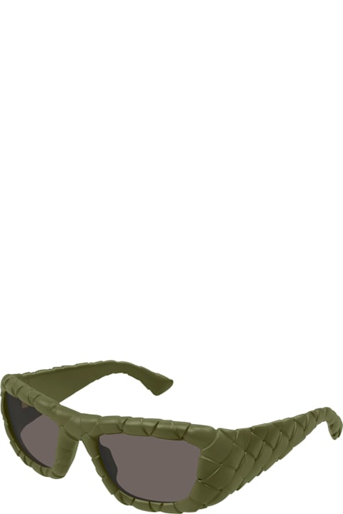 Bottega Veneta Eyewear Accessories for Women Bottega Veneta Eyewear Bv1303s-002 - Green Sunglasses