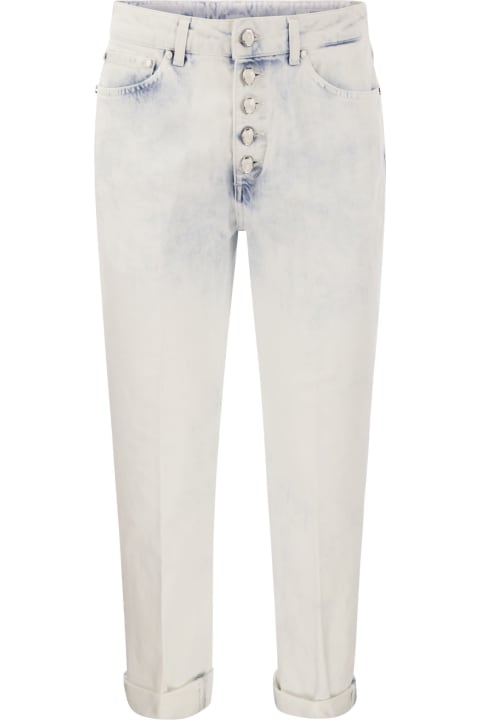 Dondup for Women Dondup Koons - Loose Jeans With Jewelled Buttons