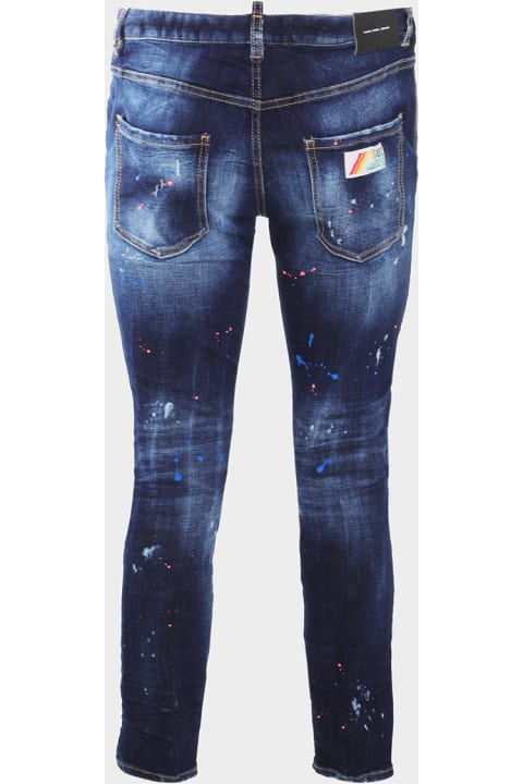 Fashion for Women Dsquared2 Blue Cotton Jeans
