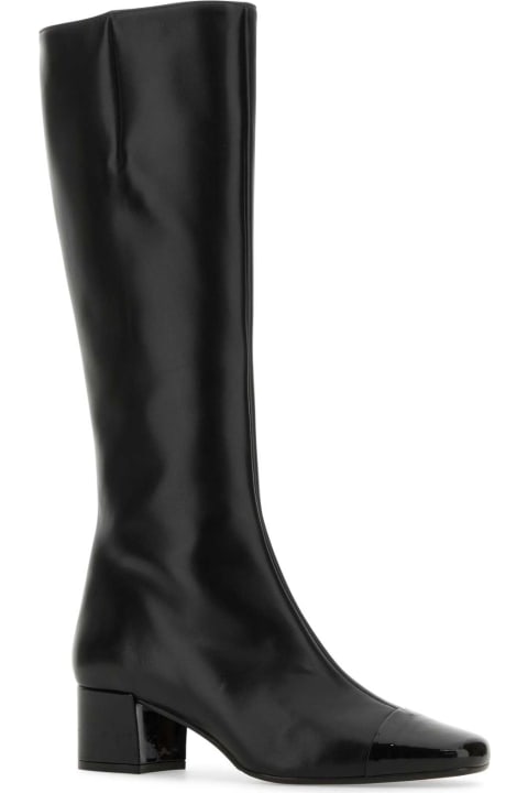 Carel Boots for Women Carel Black Leather Malaga Boots