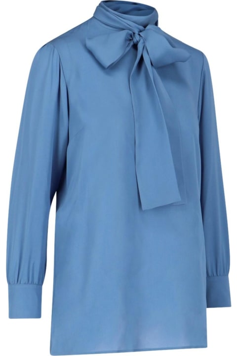 Gucci Topwear for Women Gucci Pussy Bow Detail Blouse