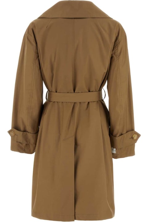 Max Mara The Cube Coats & Jackets for Women Max Mara The Cube Biscuit Twill Vtrench Trench