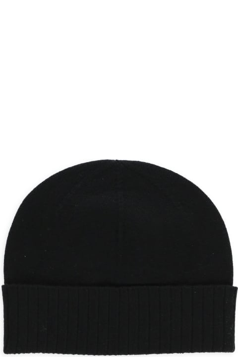 Hats for Men Kenzo Black Wool Beanie