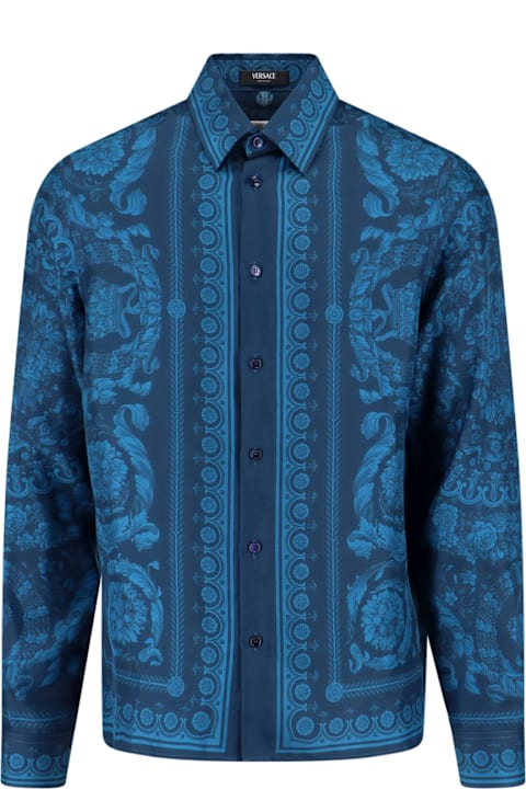 Homeware Versace 'barocco' Silk Shirt