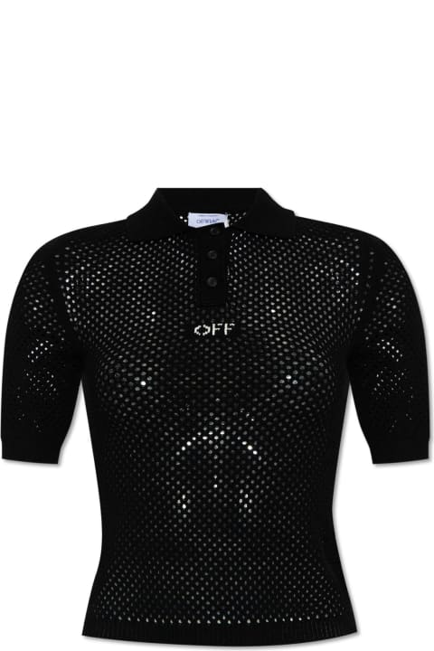Off-White for Women Off-White Openwork Top
