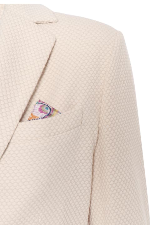 Coats & Jackets for Women Circolo 1901 Cream Blazer