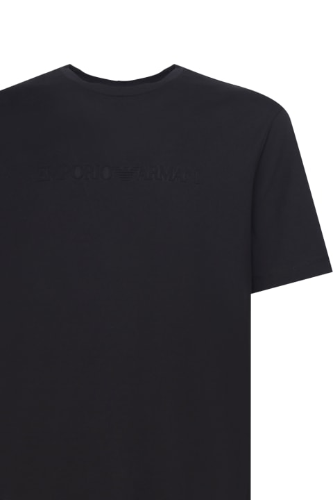 Emporio Armani Topwear for Men Emporio Armani T-shirt With Embroidery