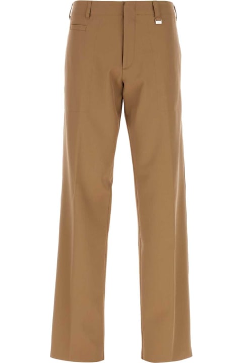 Fendi Pants for Men Fendi Brown Wool Blend Pant
