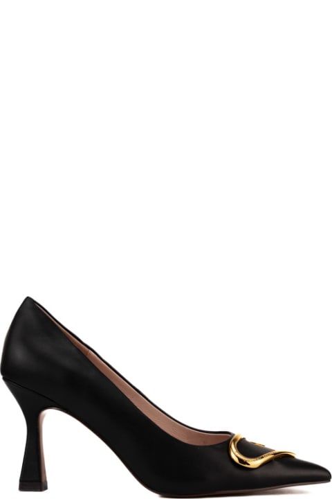 High-Heeled Shoes for Women Coccinelle Leather Pumps