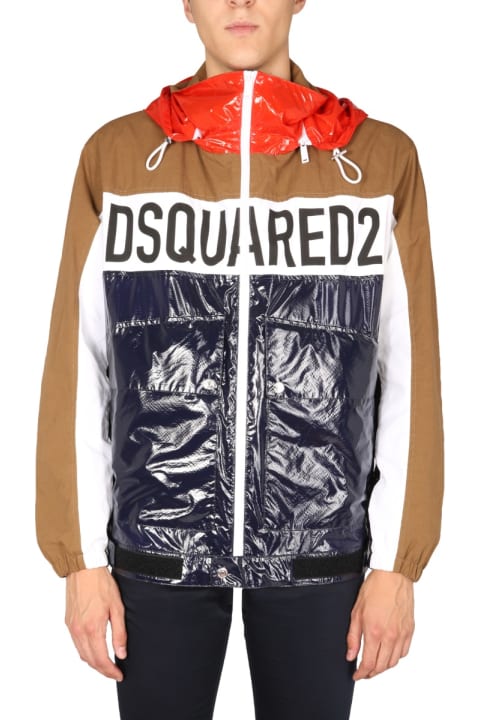 Dsquared2 Sale for Men Dsquared2 Technical Fabric Bomber
