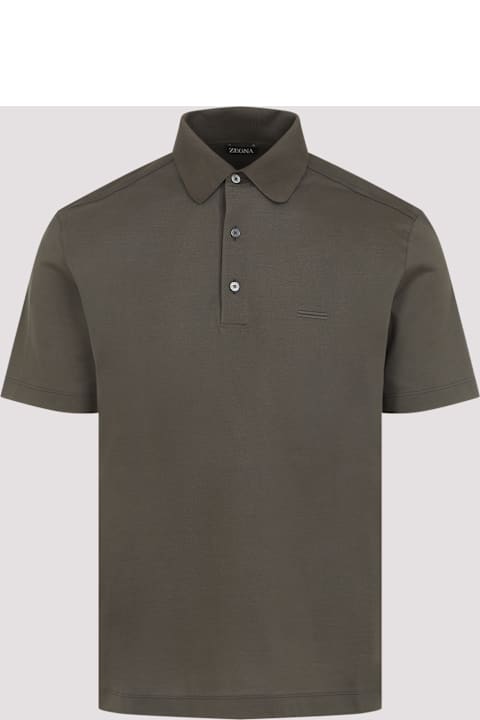 Zegna for Kids Zegna Cotton Polo