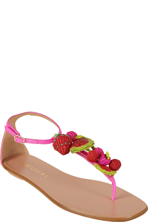 Aquazzura Shoes for Women Aquazzura Strawberry Punch Sandals