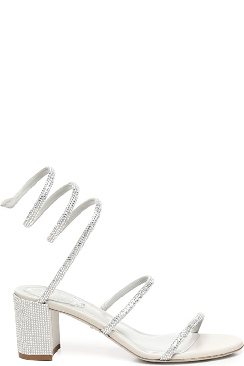 Shoes for Women René Caovilla Cleo Satin Sandals With Crystals