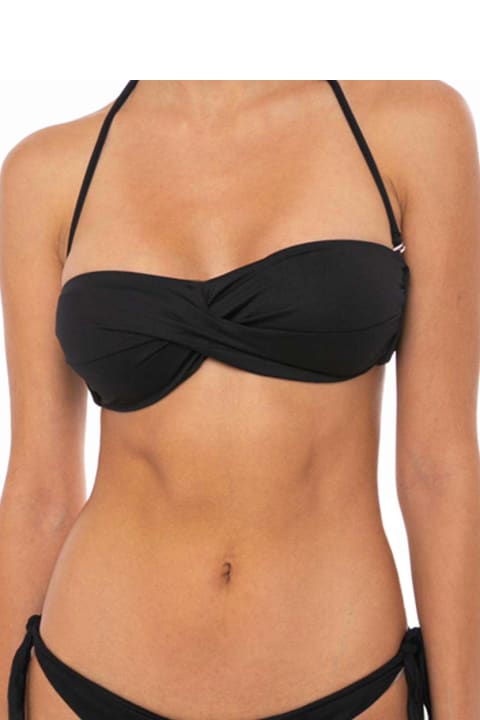 Homeware MC2 Saint Barth Black Bandeau Top