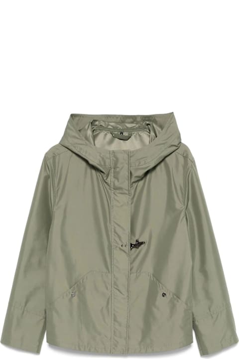 Homeware Fay Short Parka In Technical Poplin