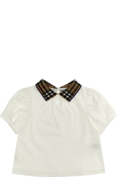 Burberry T-Shirts & Polo Shirts for Baby Girls Burberry 'alessa' Polo Shirt