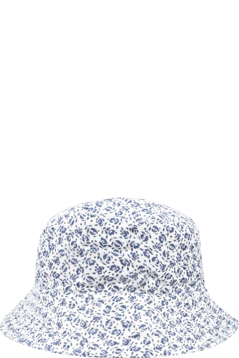 Accessories & Gifts for Girls Petit Bateau White Cloche For Girl With Flowers