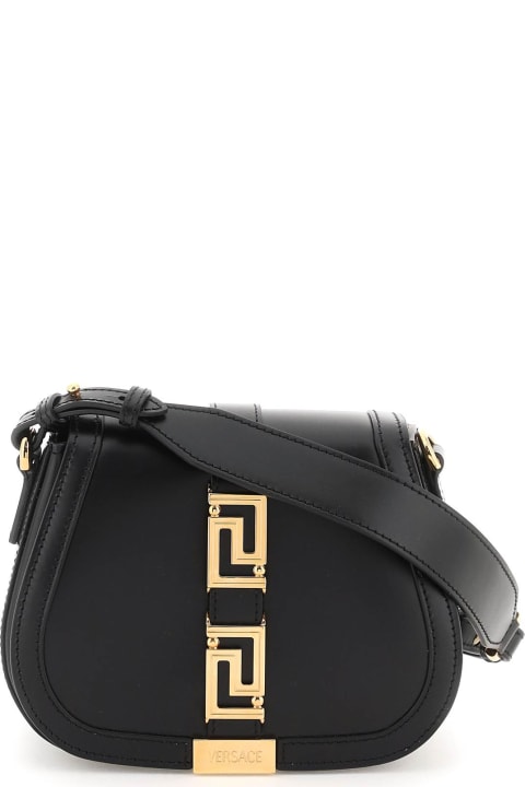 Versace for Women Versace Greca Goddess Leather Shoulder Bag