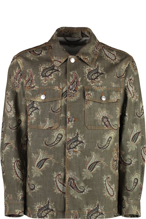 Etro Coats & Jackets for Men Etro Jacquard Cotton Jacket