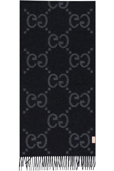 Sweaters for Men Gucci Gg Jacquard Scarf