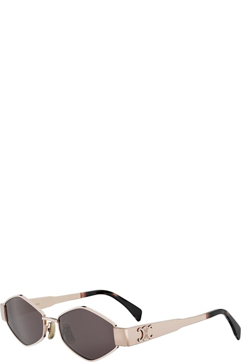 Celine Eyewear for Women Celine Metal Triomphe Cl40254u - Rose Gold Sunglasses