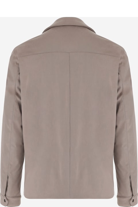 Herno Coats & Jackets for Men Herno Jacket With Suede Effect