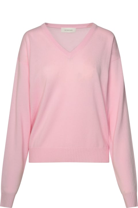 SportMax Sweaters for Women SportMax Pink Wool Blend Sweater