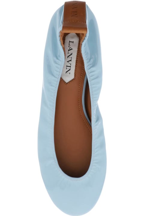 Flat Shoes for Women Lanvin The Ballerina Flat In Patent Leather