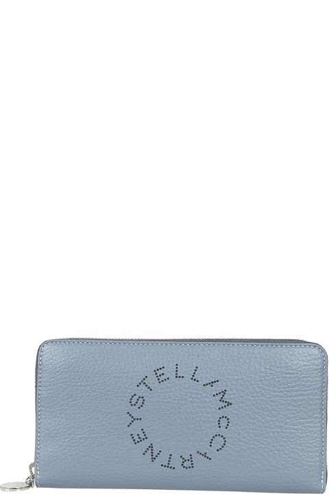 Stella McCartney Wallets for Women Stella McCartney Zip Wallet Embossed Grainy Mat