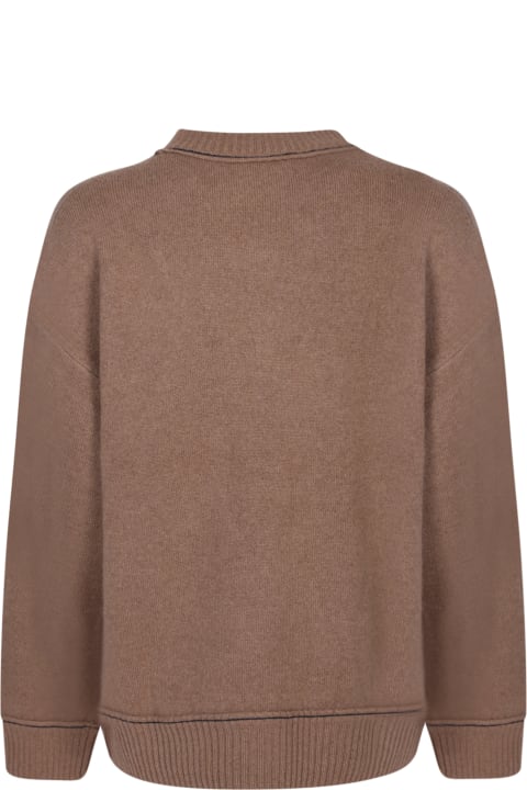 Sacai for Men Sacai Cashmere And Cotton Beige Sweater