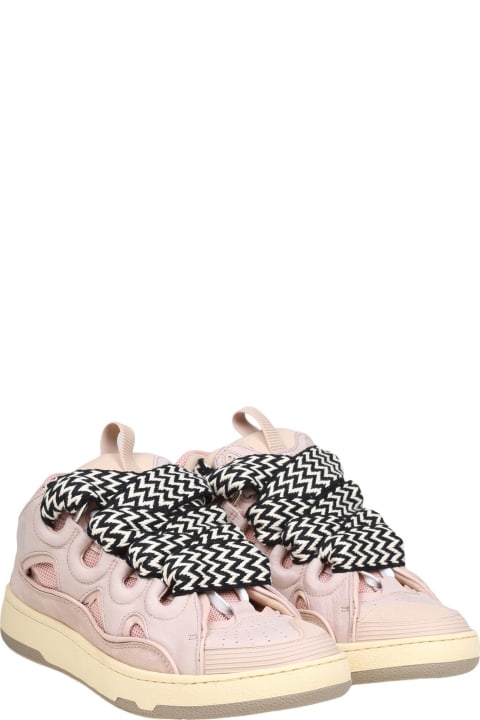 Lanvin Shoes for Women Lanvin Skate Sneakers In Pink Leather