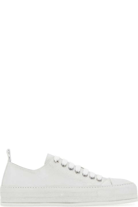 Ann Demeulemeester Sneakers for Women Ann Demeulemeester Embellished Leather Sneakers