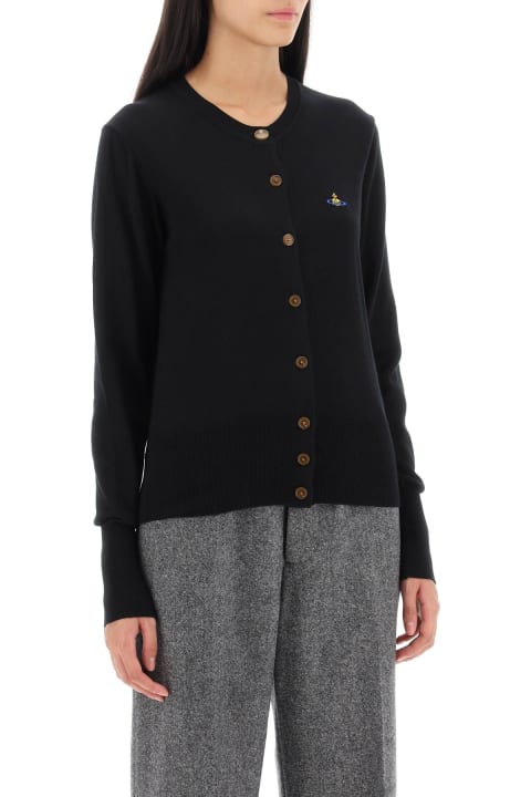 Sweaters for Women Vivienne Westwood Bea Cardigan With Logo Embroidery
