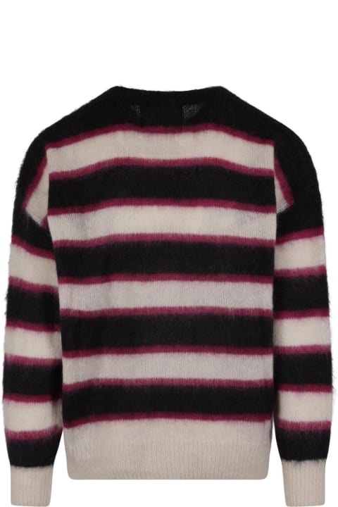 Sweaters for Men Isabel Marant Stripe Detailed Crewneck Jumper