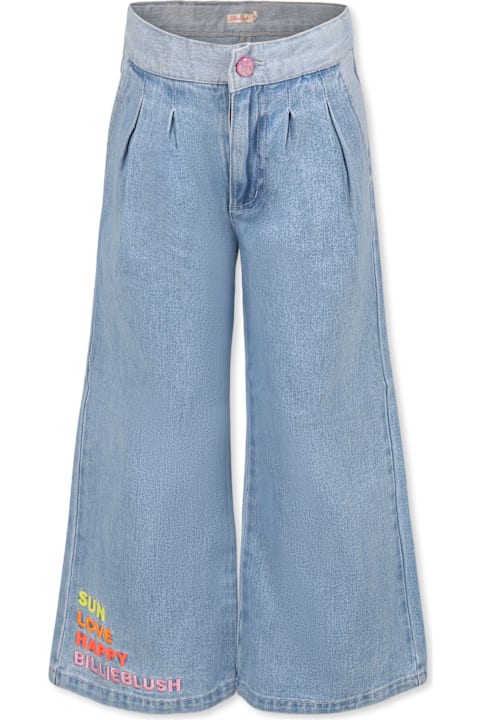 Homeware Billieblush Denim Jeans For Girl With Writing