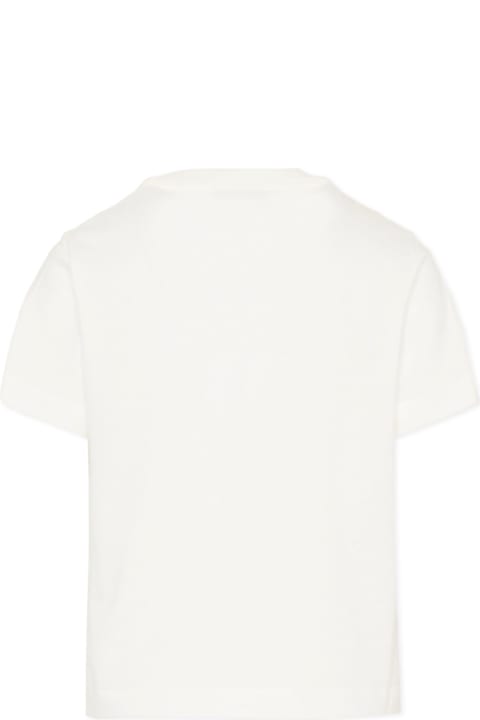Homeware Fendi White T-shirt For Girl With Bear