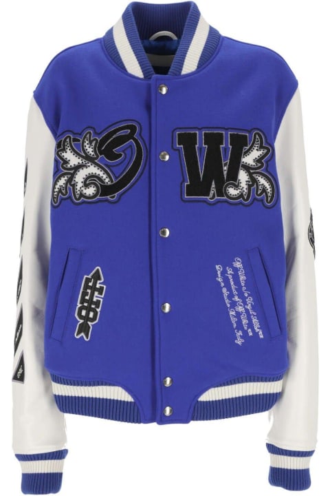 Off-White for Women Off-White Buttoned Varsity Jacket