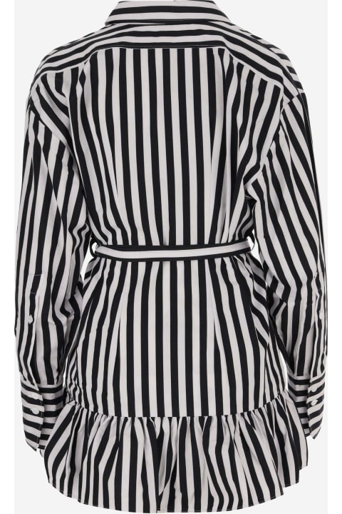 ウィメンズ Patouのコート＆ジャケット Patou Cotton Dress With Striped Pattern